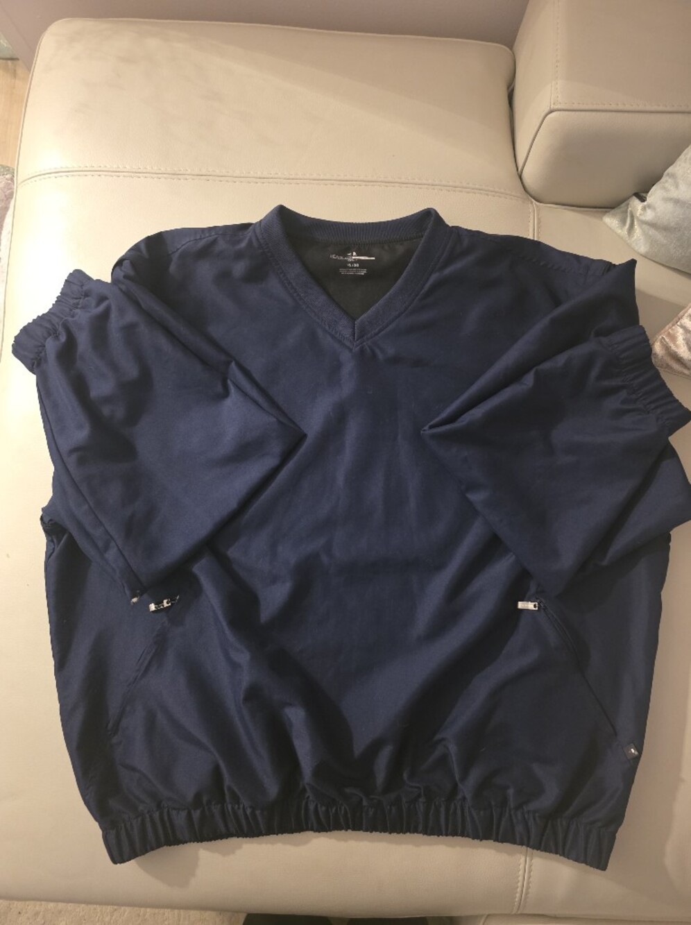 Grand Slam Golf V Neck Pullover Navy XL
